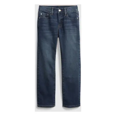 GAP Dětské džíny straight jeans with Washwell - Kluci