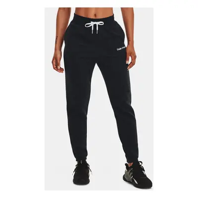 Under Armour Tepláky Essential Script Pant-BLK - Dámské