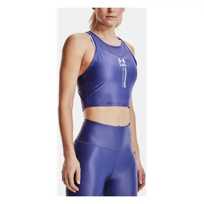 Under Armour Tílko Iso Chill Crop Tank-PPL - Dámské