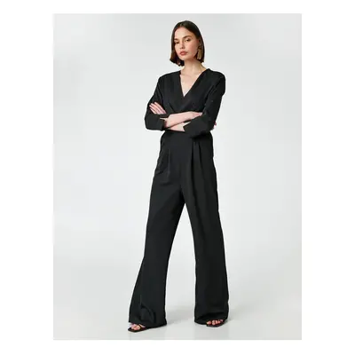 Koton V-Neck Jumpsuit