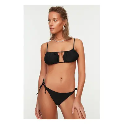 Trendyol Black Tied Bikini Set