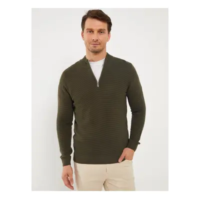 LC Waikiki High Collar Long Sleeve Men's Knitwear Sweater