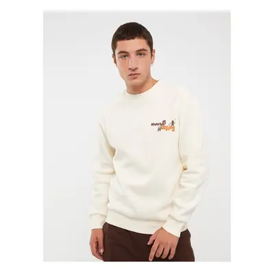 LC Waikiki Crew Neck Long Sleeve Printed Men's Sweatshirt