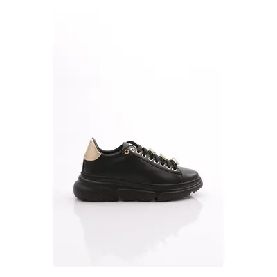 DGN Es864 Women's Thick Crystal Stone Sneakers