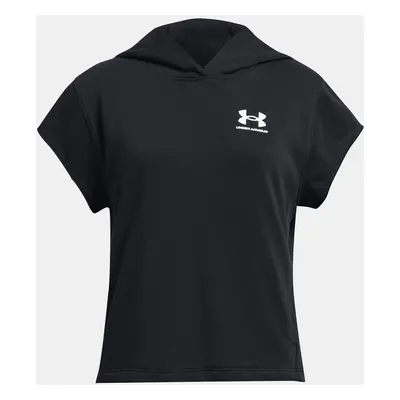 Under Armour Mikina UA G Rival Try SS Cut Hdy-BLK - Holky