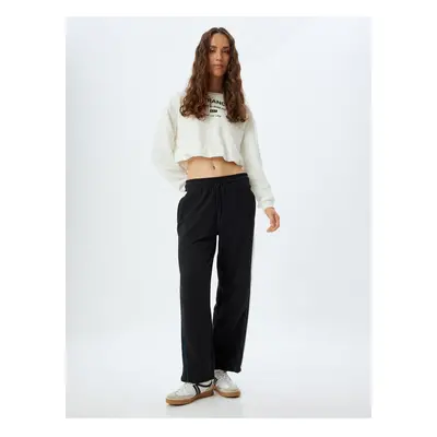 Koton Raised Oversize Wide Leg Sweatpants