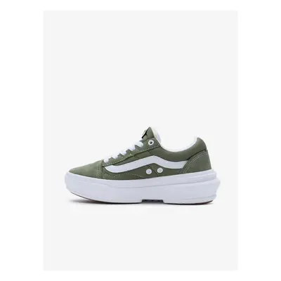 Khaki dámské tenisky se semišovými detaily VANS UA Old Skool Ove - Dámské