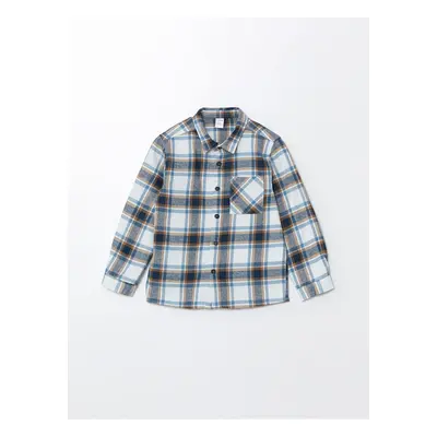 LC Waikiki Lcwk Long Sleeve Plaid Print Boys' Lumberjack Shirt