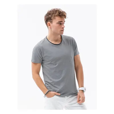 Ombre Men's T-shirt with raw finish - gray