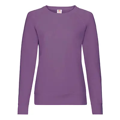 Purple sweatshirt classic light Fruit of the Loom