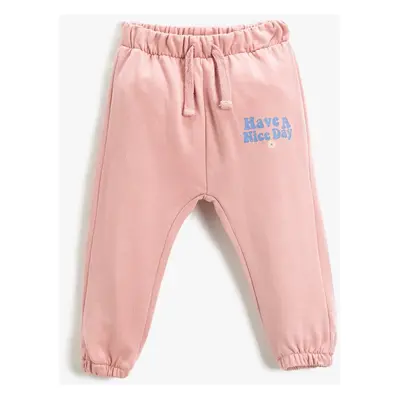 Koton Baby Girl Pink Sweatpants