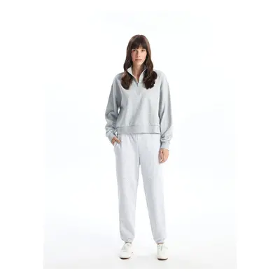 LC Waikiki Women's Elastic Waist Plain Jogger Sweatpants