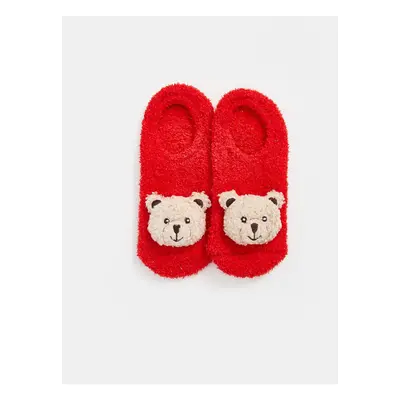 LC Waikiki Lcw 3D Applique Detailed Girl's Home Socks