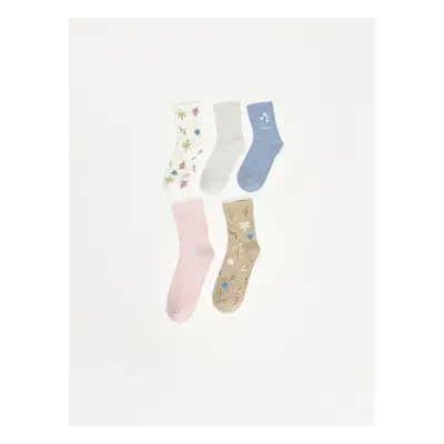 LC Waikiki Lcwk Patterned Women's Socks Pack