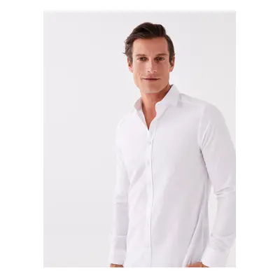 LC Waikiki Slim Fit Long Sleeve Poplin Men's Shirt