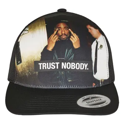 Tupac Trust Nobody Retro Trucker černý