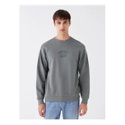 LC Waikiki Crew Neck Long Sleeve Printed Men's Sweatshirt