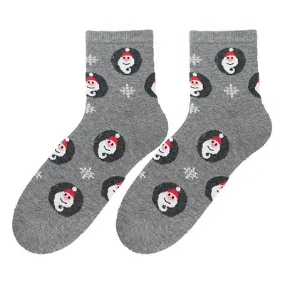 Bratex X-Mass Socks Women's grey melange d-033