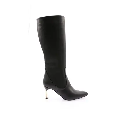 DGN K110-22k Women's Pointed Toe Thin Heeled Boots.