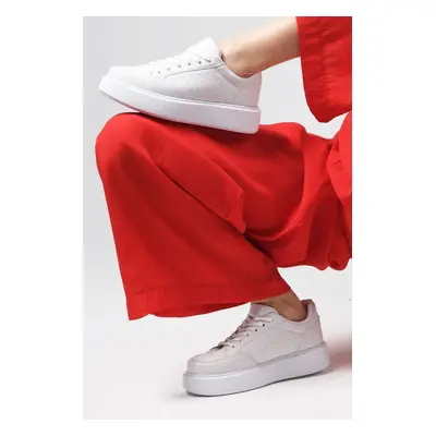 Mio Gusto Paula Off-White Women's Casual Sneakers Sneaker