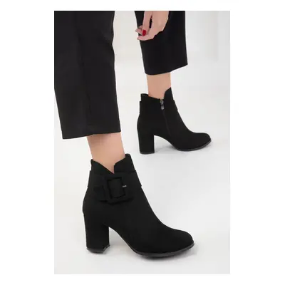 Soho Black Suede Women's Boots & Bootie