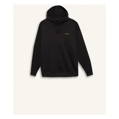 DEFACTO Boxy Fit Hooded Printed Sweatshirt