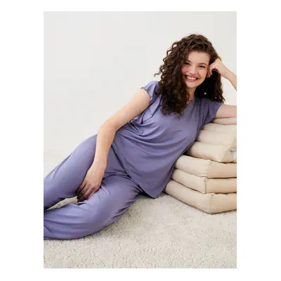 LC Waikiki V-Neck Women's Pajamas Set