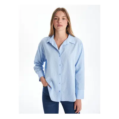 LC Waikiki Lcw Striped Oversize Women's Shirt