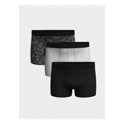 LC Waikiki Standard Mold Flexible Fabric Men's Boxer 3-Piece