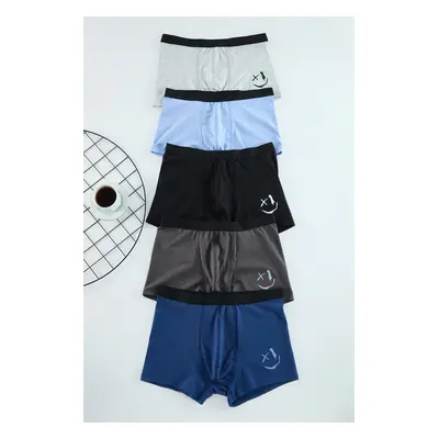 Trendyol Pack Patterned/Plain Pack Boxers