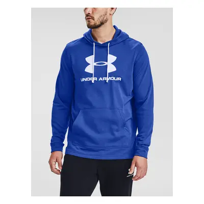 Pánská mikina Under Armour SPORTSTYLE TERRY LOGO HOODIE blue