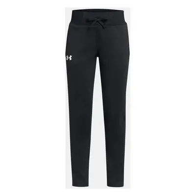 Dívčí tepláky Under Armour Armour Fleece Pants-BLK - Holky