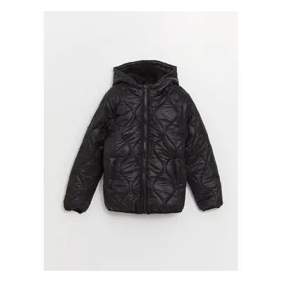 LC Waikiki Girls Quilted Hooded Coat