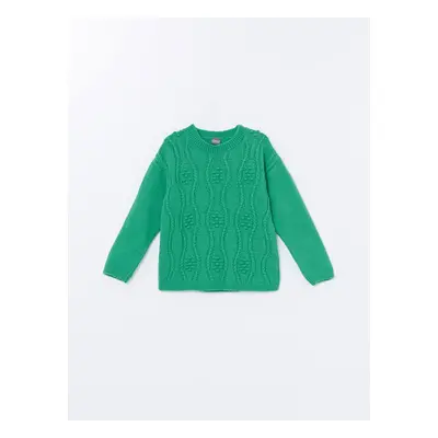 LC Waikiki Crew Neck Girl's Knitwear Sweater