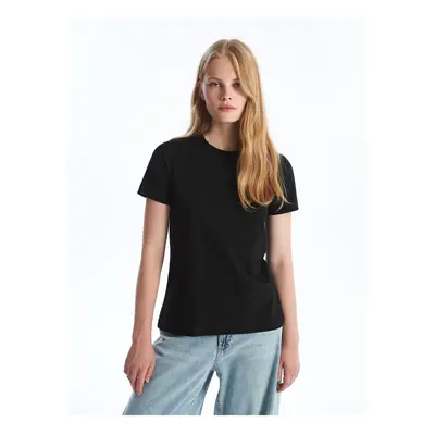 LC Waikiki Crew Neck Plain Short Sleeve Women's T-Shirt