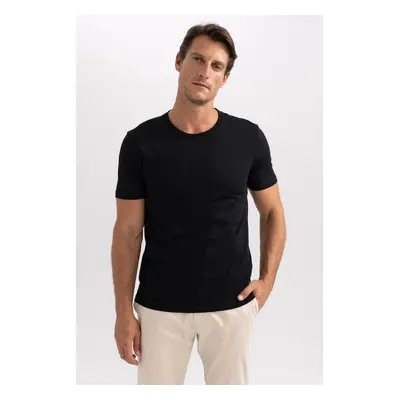 DEFACTO Regular Fit Crew Neck Basic Short Sleeve T-Shirt