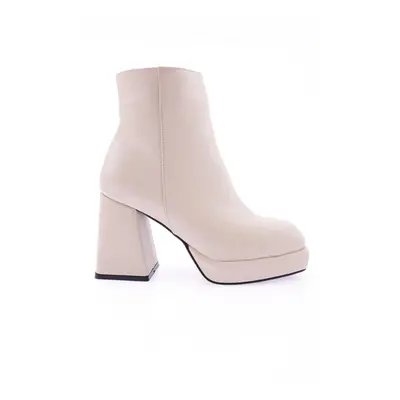 DGN Women's Boots with a Thick Sole and Frame Heels.