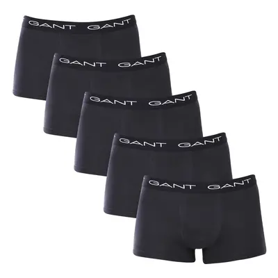 5PACK pánské boxerky Gant černé