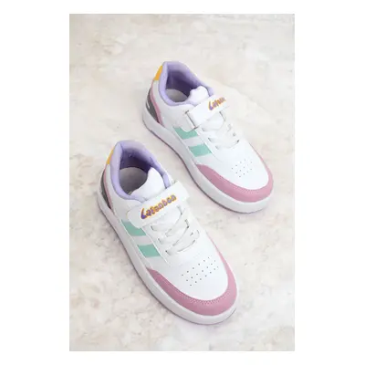 Soho Lilac-White-Green Kids Sneaker