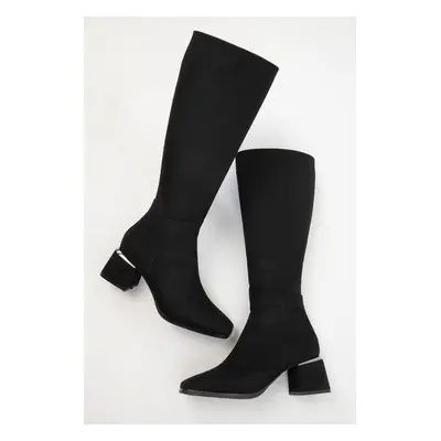 Soho Black Suede Women's Boots