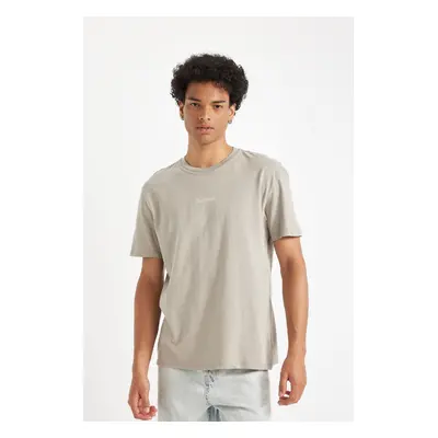 DEFACTO Regular Fit Crew Neck Printed Short Sleeve T-Shirt