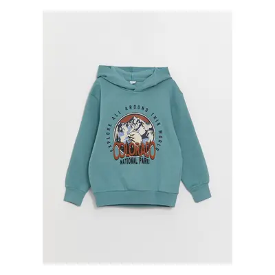 LC Waikiki Comfortable Printed Boy's Hoodie