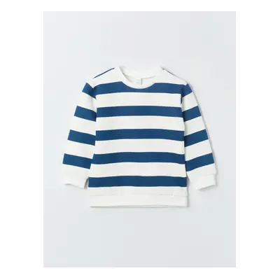 LC Waikiki Crew Neck Long Sleeve Striped Baby Boy Sweatshirt