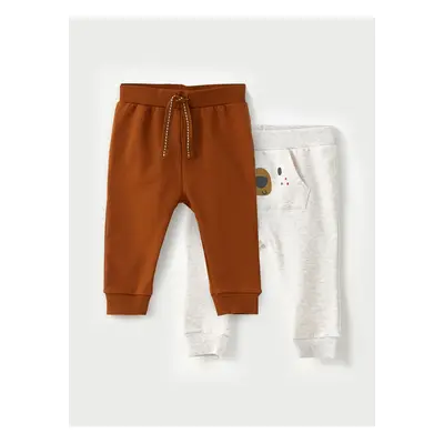 LC Waikiki 2-Piece Baby Boy Trousers With Elastic Waist