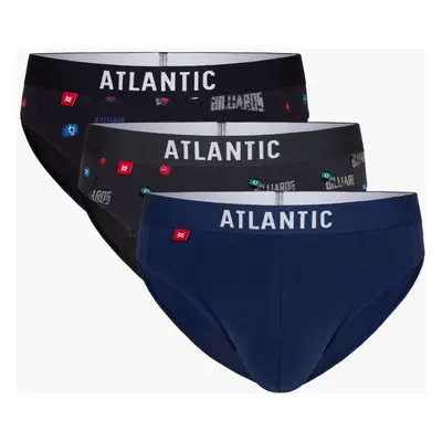 Pánské slipy ATLANTIC 3Pack - vícebarevné