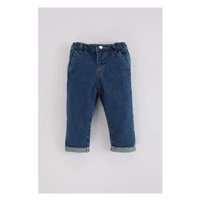 DEFACTO Baby Boy Elastic Waist Double Leg Jean Trousers