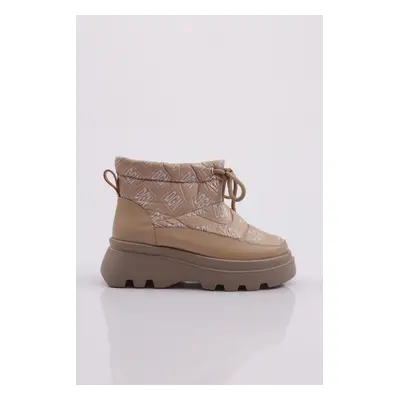 DGN Es812 Women's Parachute Boots with Thick Sole, Thread Detail.