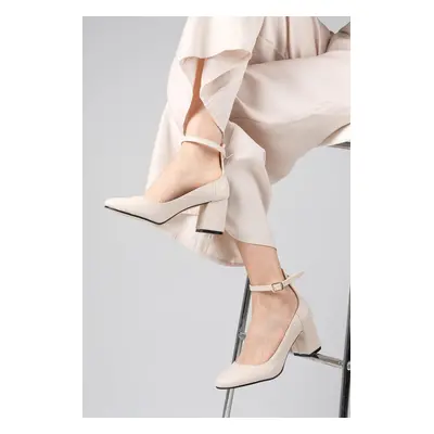 Mio Gusto Celine Nude Women's High Heel Shoes