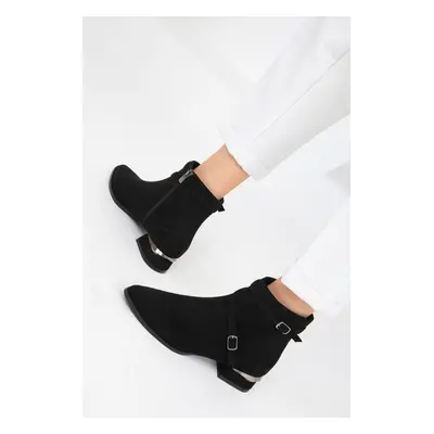 Soho Black Suede Women's Boots & Bootie