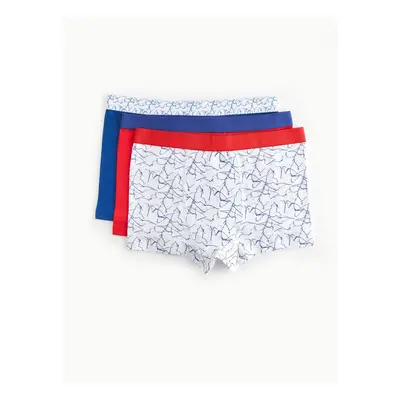 LC Waikiki Printed Cotton Boy's Boxer Set of